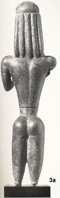 Bronze Statuette Museum of Fine Arts Boston: Apollo (votive of Mantiklos).  H.0.20 Early 7th century B.C.