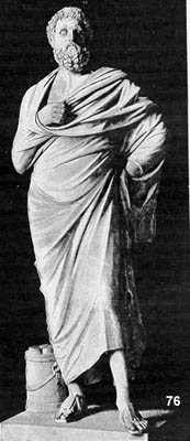 Marble statue Lateran Museum Rome Sophokles 335-330 B.C.  H.  